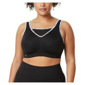 Glamorise Adjustable Wireless Sports Bra 1166 38H Plus Size